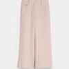 High Waist Flared Pants with Wide Leg and Pockets