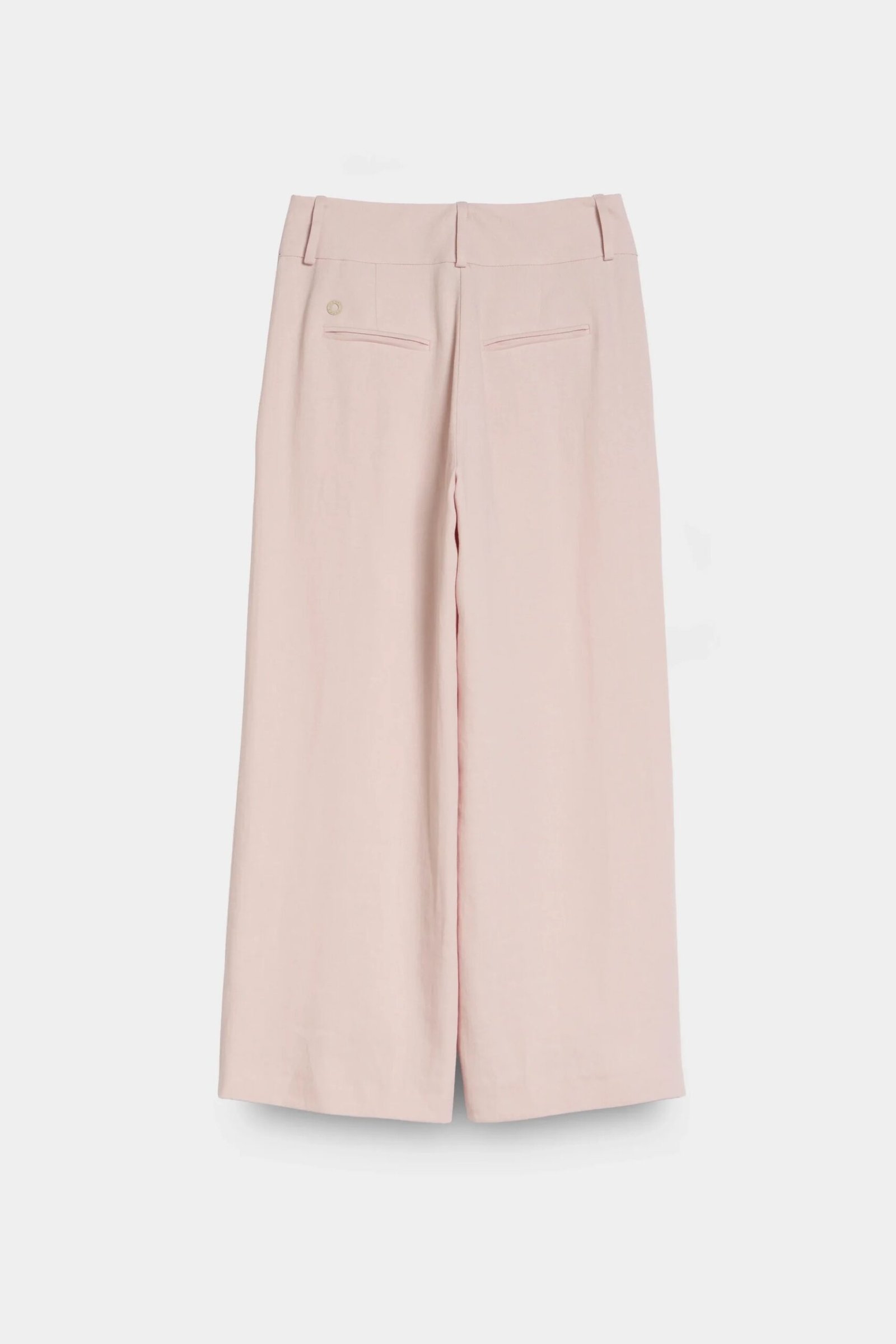 High Waist Flared Pants with Wide Leg and Pockets