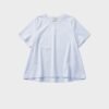 Wide Fit T Shirt with Rounded Neckline